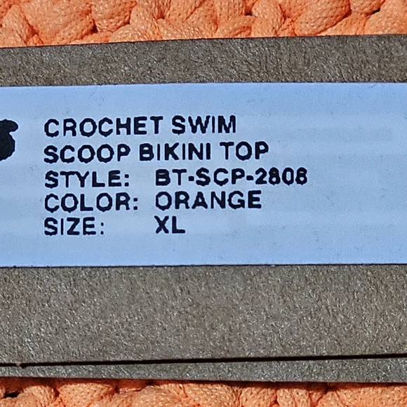 Skims Crochet Swim Scoop Bikini Top NWT MSRP $98 - Picture 6 of 16